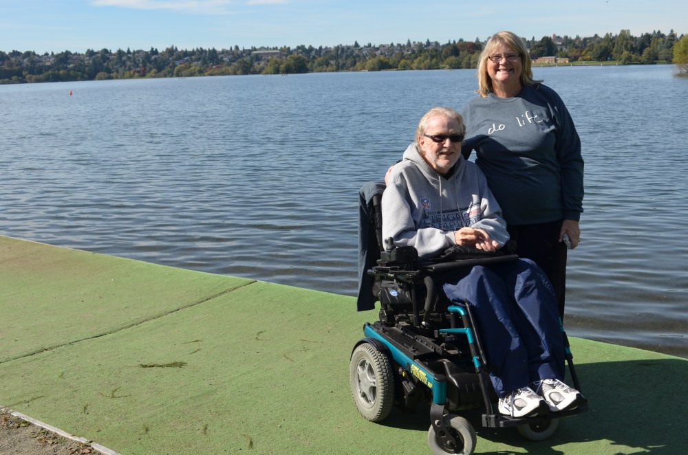 Dan & Gail McConnell, representing Team Kenny at the 2013 SCIAW Walk & Roll
