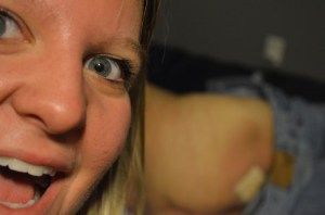 Who is photo bombing who, here?